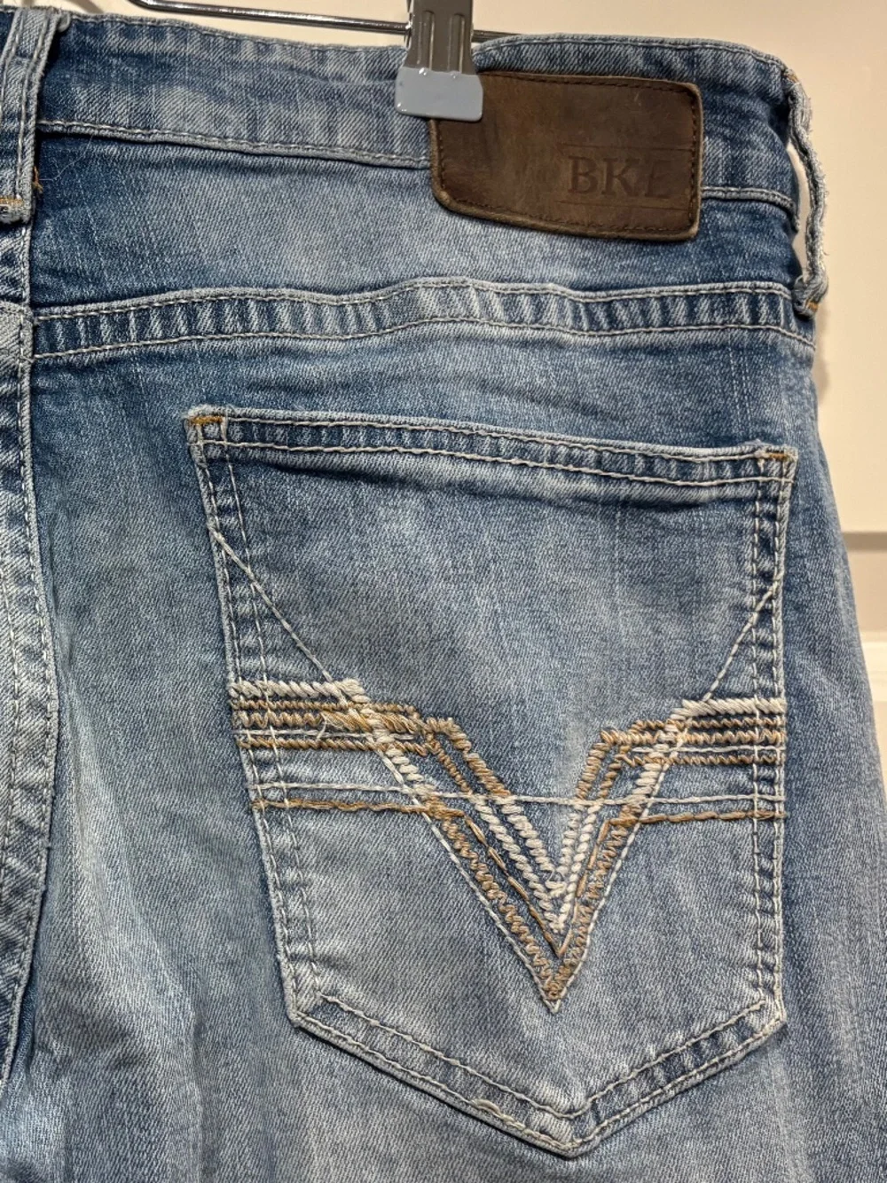 BKE Denim Men's Jake Stretch Straight Leg Jeans 34S GREAT Condition - Picture 6 of 6